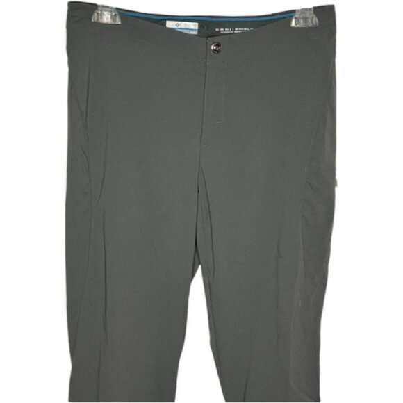 Columbia Omni-Shield Water Repellent Nylon Hiking Capris - Gray - 8 - Picture 2 of 8
